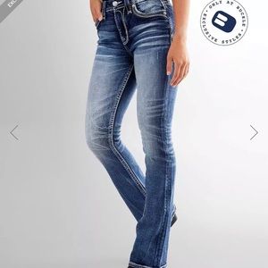 Rock Revival Ash Rose Easy Boot Cut Jeans - EUC